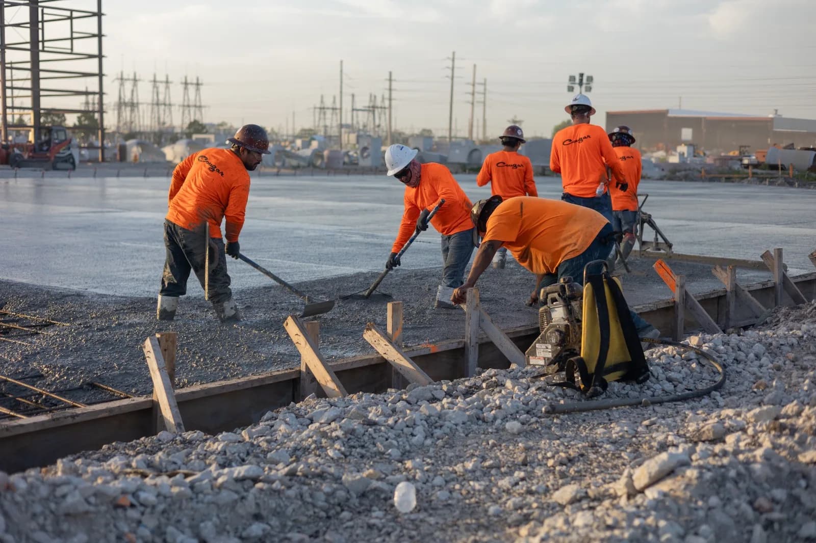 Brandon Pour — concrete construction by Cougar Companies in Southwest Florida