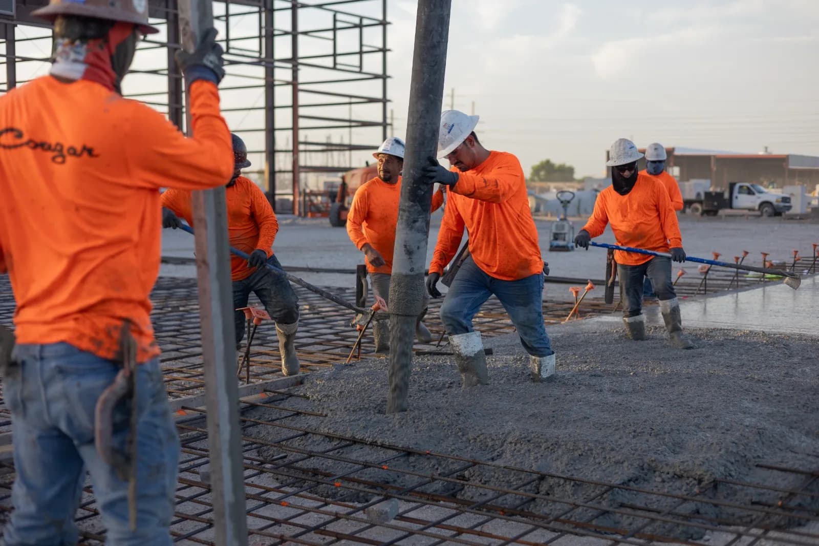 Brandon Pour — concrete construction by Cougar Companies in Southwest Florida