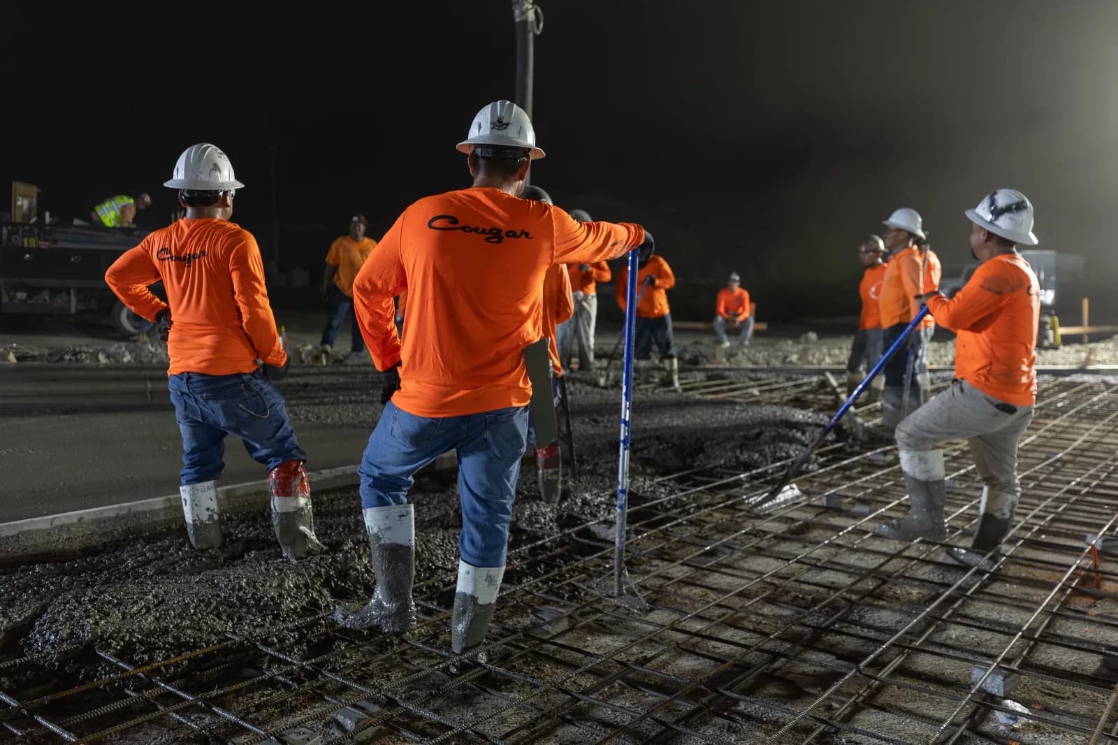 Brandon Pour — concrete construction by Cougar Companies in Southwest Florida