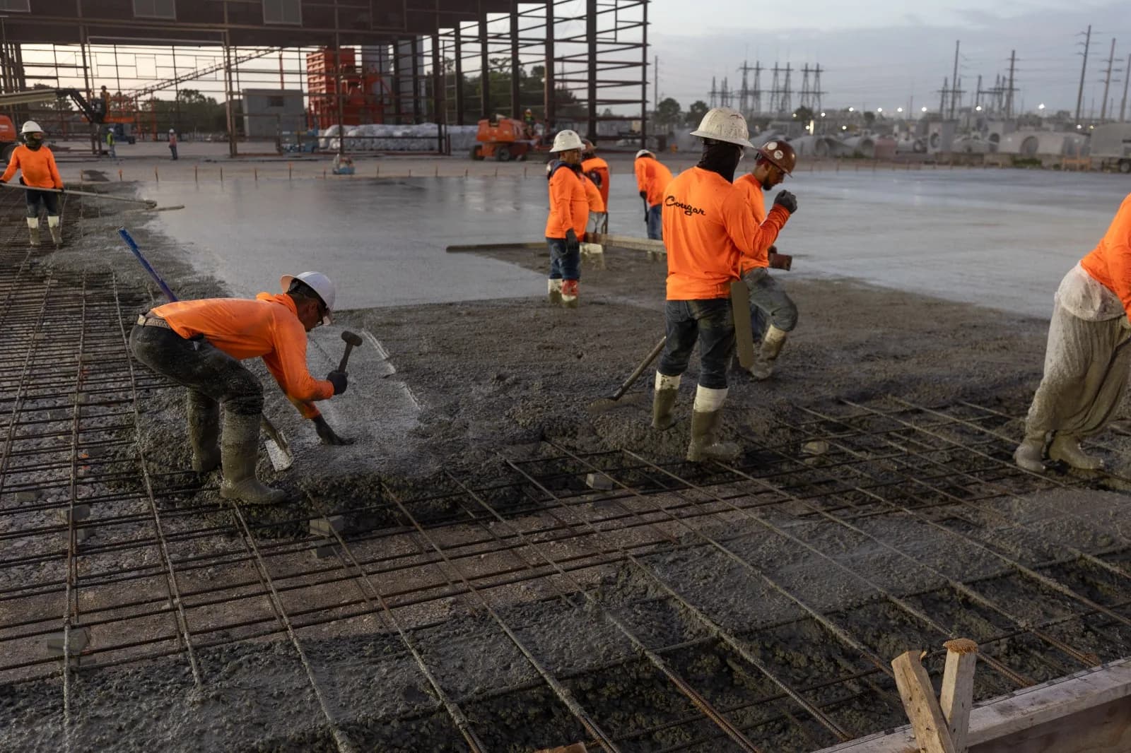 Brandon Pour — concrete construction by Cougar Companies in Southwest Florida