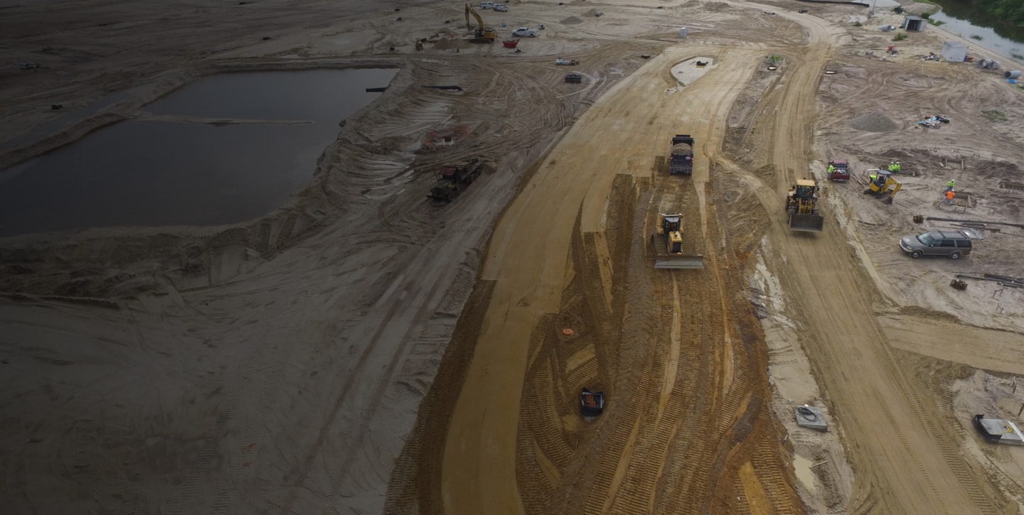Site preparation and land clearing in southwest Florida